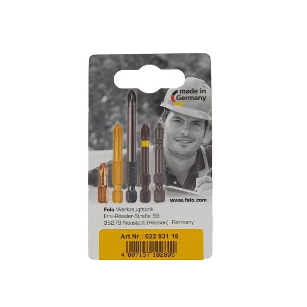 Felo Bit Industrial Phillips PH1/PH2/PH3 x 25 02293116 3 kom u blisteru - 02293116