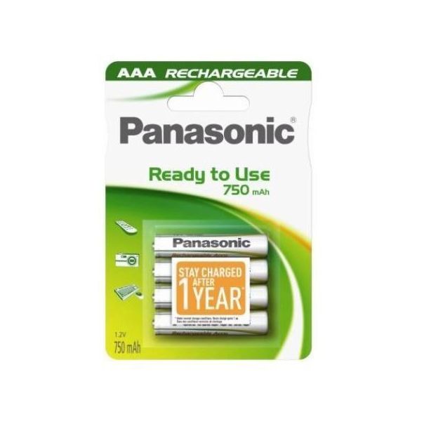 PANASONIC Punjive baterije HHR-4MVE/4BC, 750mAh, 4 kom - 85016-1