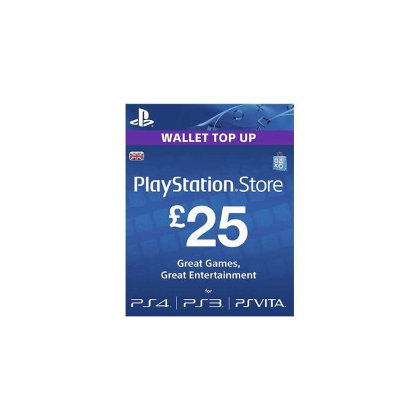 SONY Playstation Network PSN Card 25GBP - 028512