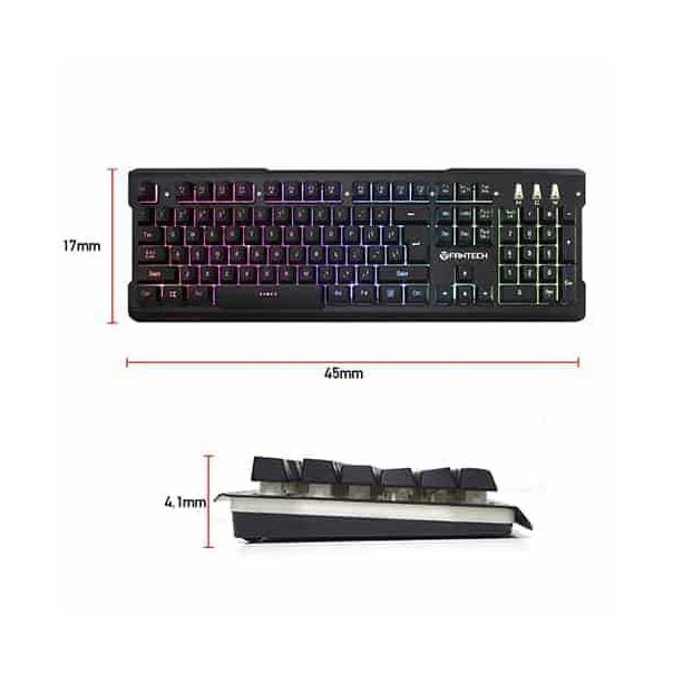 FANTECH Gejmerska membranska tastatura K612 SOLDIER CRNA - 62812-1
