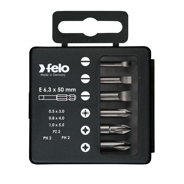 Felo Set bitova Industrial Bit-box Profi 50 mm SL/PH/PZ 03092516 6 kom - 03092516