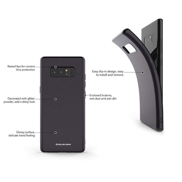 Maska za Huawei Honor View 20 Flash Powder crna - 031796