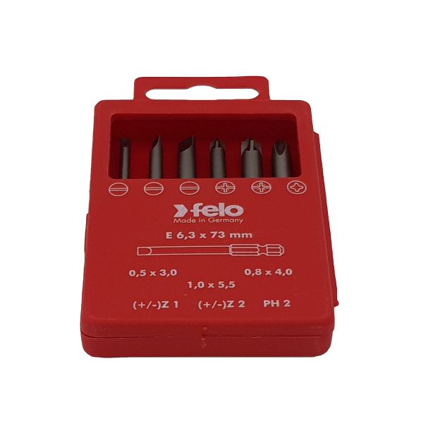 Felo Set bitova Industrial Bit-box Profi 73 mm SL/PH/XENO 03192716 6 kom - 03192716