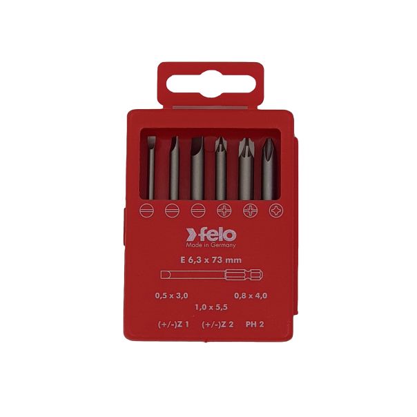 Felo Set bitova Industrial Bit-box Profi 73 mm SL/PH/XENO 03192716 6 kom - 03192716