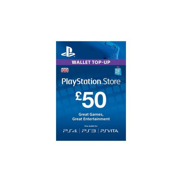 SONY Playstation Network PSN Card 50GBP - 032478