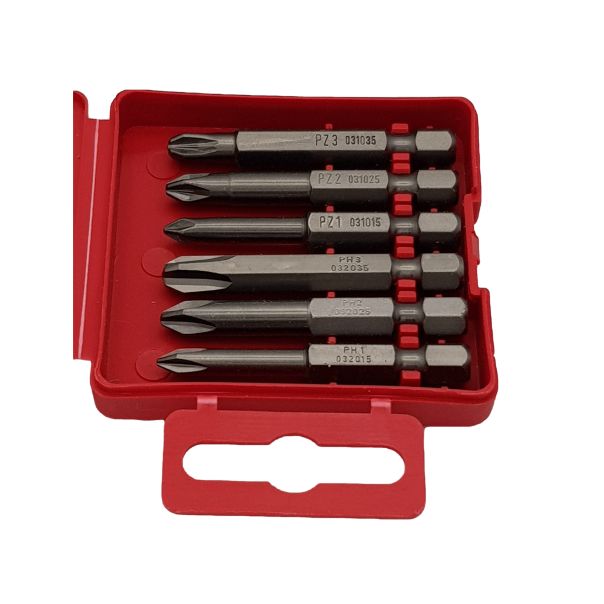 Felo Set bitova Industrial Bit-box Profi 50 mm PH/PZ 03291516 6 kom - 03291516