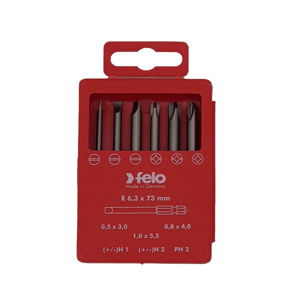 Felo Set bitova Industrial Bit-box Profi 73 mm SL/PH/XENO 03292716 6 kom - 03292716