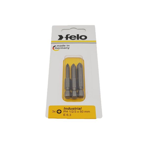 Felo Bit Industrial Phillips PH1/PH2/PH3 x 50 03293116 3 kom u blisteru - 03293116