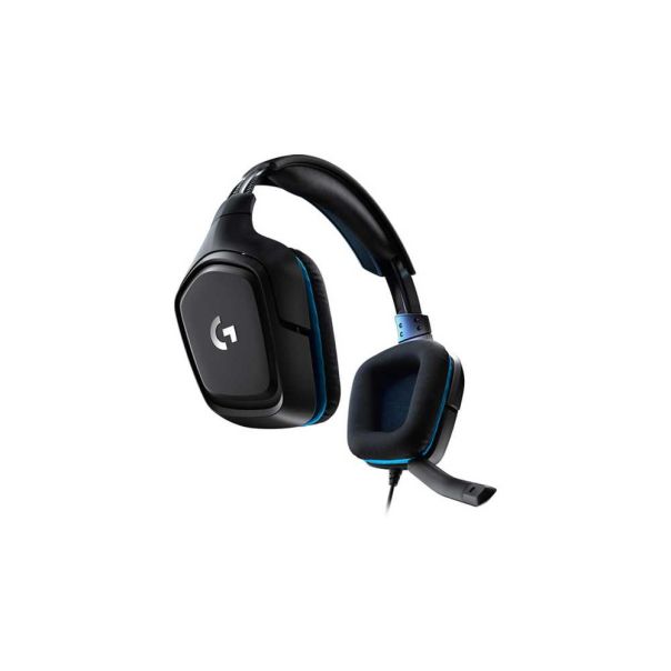 LOGITECH G432 7.1 Surround Sound Wired Gaming Headset - LEATHERETTE - USB - EMEA - 981-000770
