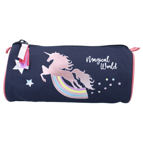 VADOBAG Okrugla prazna pernica Milky kiss fantasy fables, teget - 76098