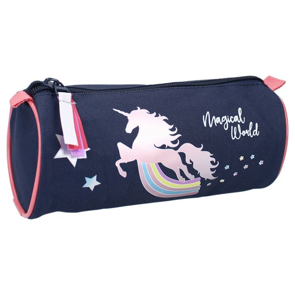 VADOBAG Okrugla prazna pernica Milky kiss fantasy fables, teget - 76098