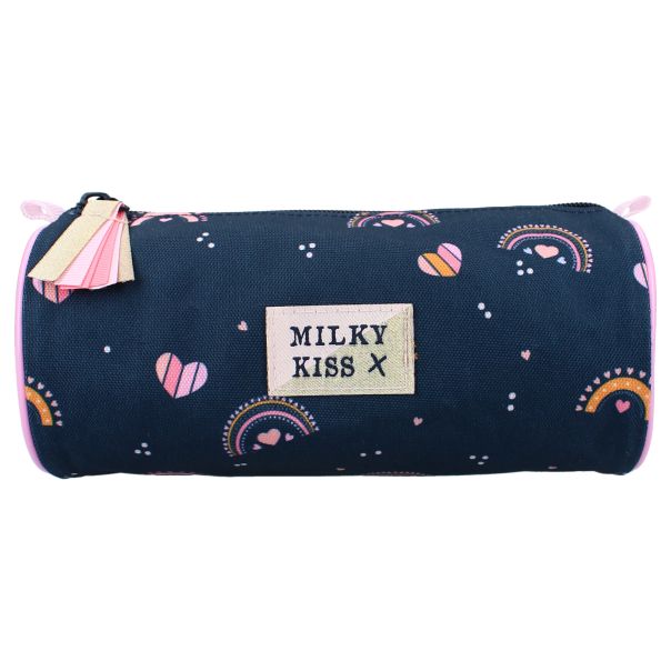 VADOBAG Okrugla prazna pernica Milky kiss radiant rainbows, teget - 76099