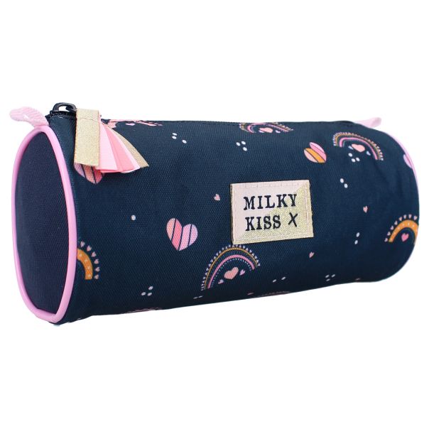 VADOBAG Okrugla prazna pernica Milky kiss radiant rainbows, teget - 76099