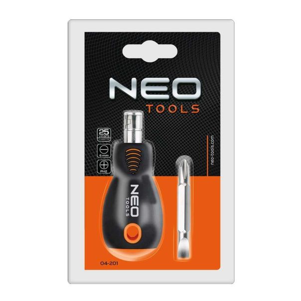 NEO TOOLS Odvijač zamenljivi 2u1 PH2/R4 - 04-201