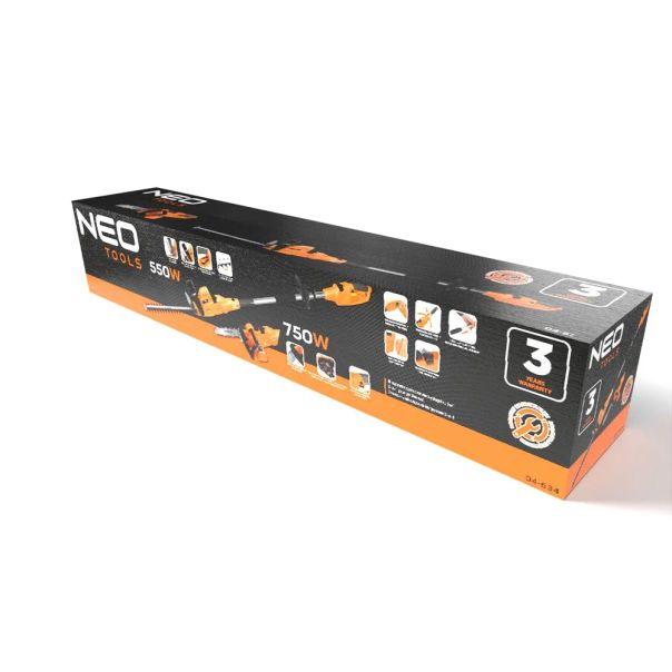 NEO TOOLS Set električnih alata - testera, trimer i makaze za živu ogradu 04-634 - EP2976153