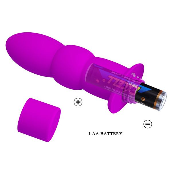 Ljubičasti analni vibrator 10 režima vibracije - 040091