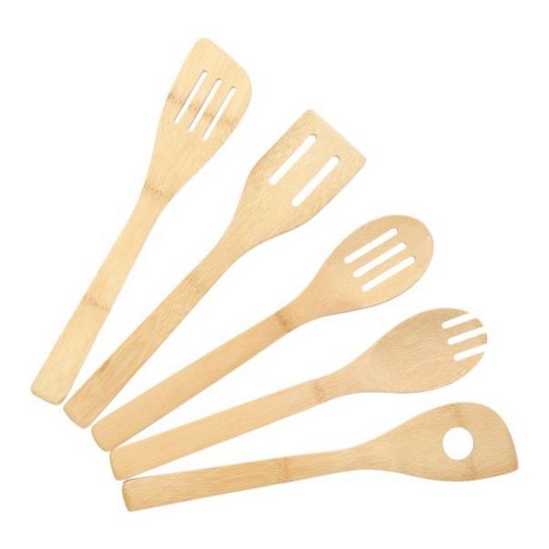 DEKOR DOM Kuhinjski set BAMBOO 5kom - Black - HML - EP2880642