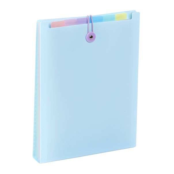 VIQUEL Expanding organizer sa 6 pregrada i gumicom USPRAVNI Rainbow Pastel - 04CK31