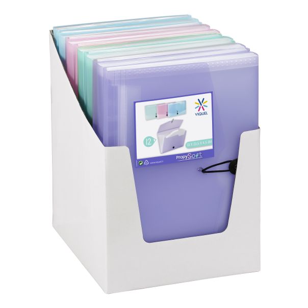 VIQUEL Expanding organizer sa 12 pregrada i gumicom PropySoft - 04CK41