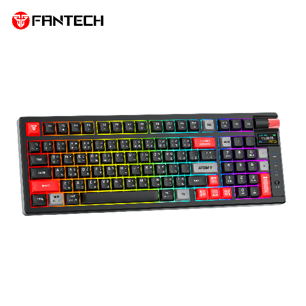 FANTECH Gejmerska Mehanička Tastatura MK918 ATOM PRO97 Red Switch Wireless - 220819