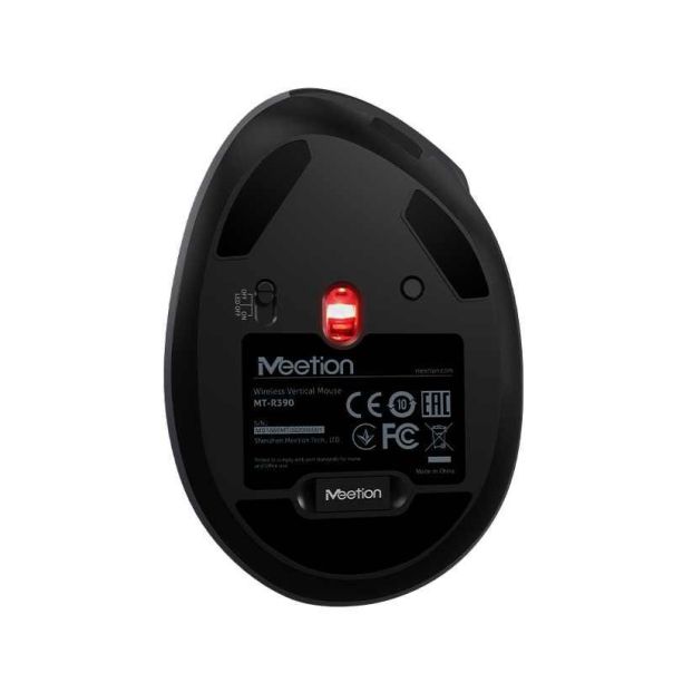 MEETION R390 ERGONOMSKI BEŽIČNI VERTIKALNI Miš USB-C, 3200 dpi - EP3253440