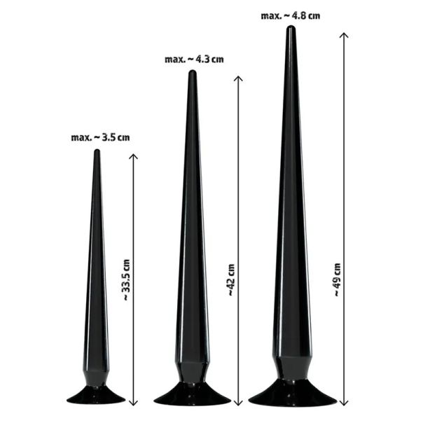 Analni dildo set Super Long Flexible Butt Plug Set - 05387010000