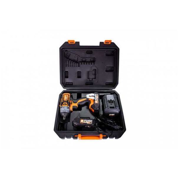 VILLAGER Fuse akumulatorski udarni odvrtač VLP 5320-2BSC; 2x2,0 Ah+ kofer - 056355