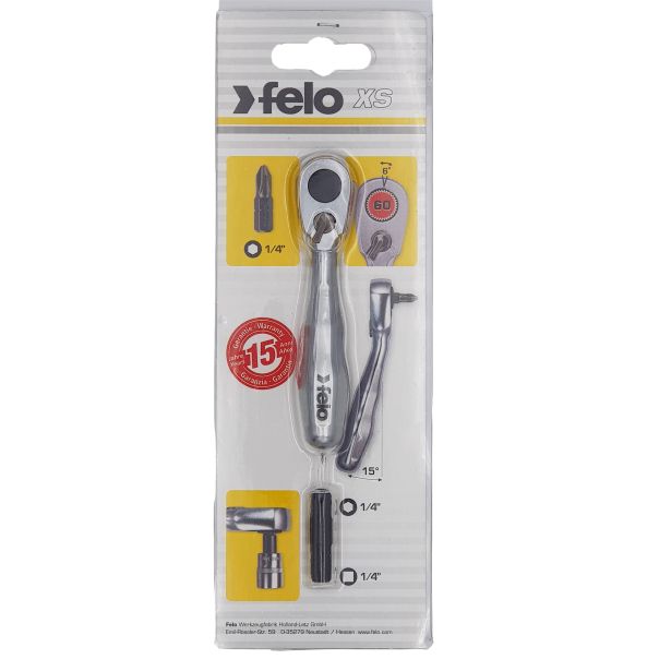 Felo Mini čegrtaljka 1/4  MS 98 mm 05763501 - 05763501