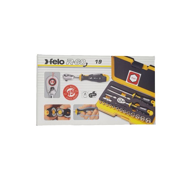 Felo Set alata XL-Strongbox R-GO 19 Inch sa čegrtaljkom 05781956 19 kom - 05781956