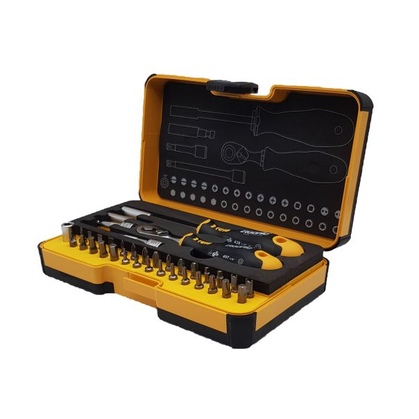 Felo Set alata XL-Strongbox R-GO 36 sa čegrtaljkom SL/HEX/PH/PZ/TX/SQ/SP 05783606 36 kom - 05783606