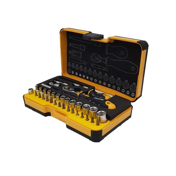 Felo Set alata XL-Strongbox R-GO XL sa čegrtaljkom SL/HEX-Nut/HEX/PH/PZ/TX/SQ 05783616 36 kom - 05783616