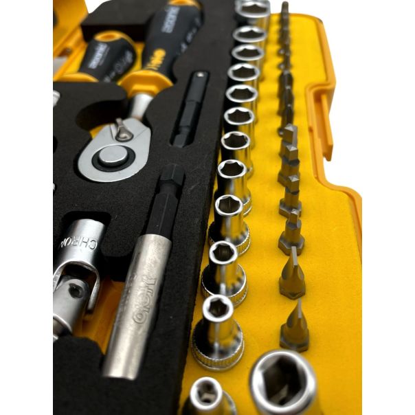 Felo Set alata XL-Strongbox R-GO sa čegrtaljkom SL/HEX/HEX-Nut/PH/SQ 05783656 36 kom - 05783656