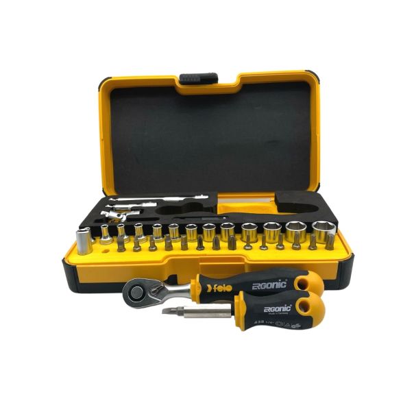 Felo Set alata XL-Strongbox R-GO sa čegrtaljkom SL/HEX/HEX-Nut/PH/SQ 05783656 36 kom - 05783656