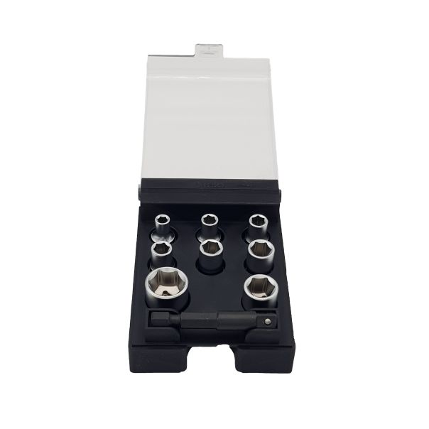 Felo Set nasadnih glava sa adapterom HEX Nut 05798106 9 kom - 05798106