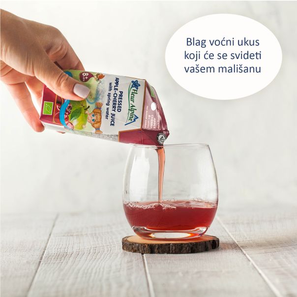 Fleur Alpine organski sokić sa vodom od višnje I jabuke, 8m+, 200ml - EP3177972