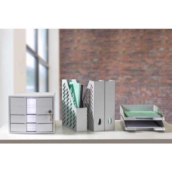 HAN Police za dokumentaciju sa zaključavanjem IMPULS, 3 fioke - 05PD1018C