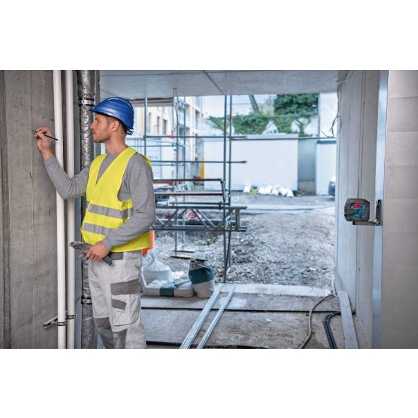 BOSCH Linijski laser sa zelenim zrakom GLL 2-15 G sa magnetnim nosačem sa štipaljkom u koferu - 0601063W02