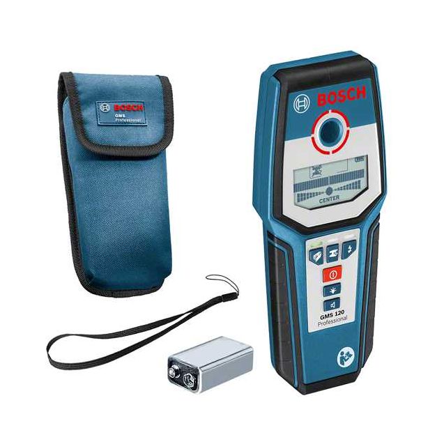 BOSCH Detektor struje - kablova pod naponom, metala, drveta GMS 120 - 41331