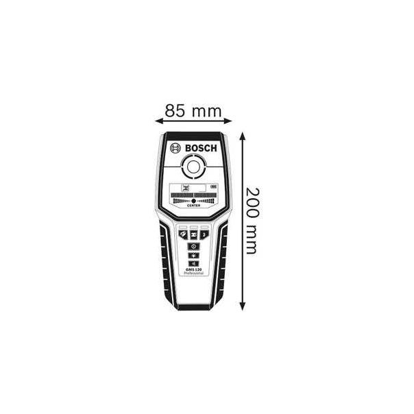 BOSCH Detektor struje - kablova pod naponom, metala, drveta GMS 120 - 41331