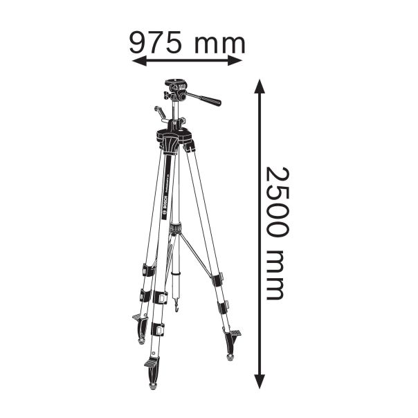 BOSCH Građevinski stativ BT 250 - 0601096A00
