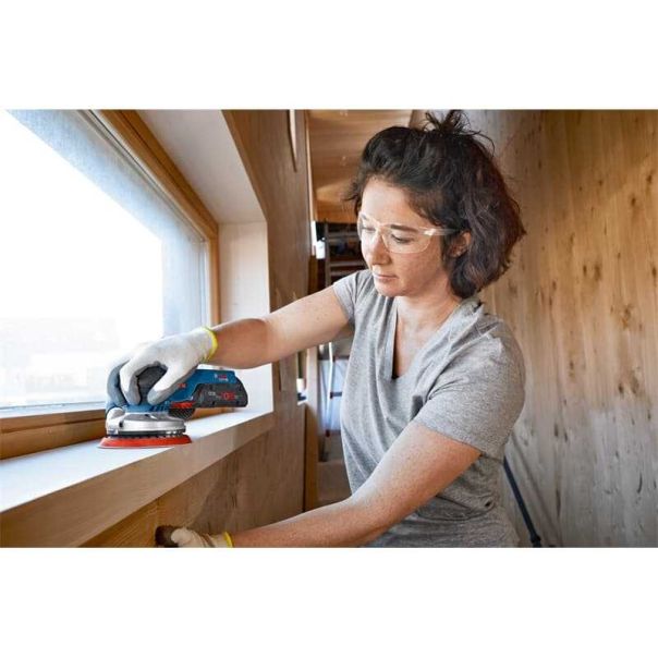 BOSCH Aku ekscentar brusilica GEX 18V-125, SOLO, bez baterije i punjača, sa brusnim listom - 0601372201