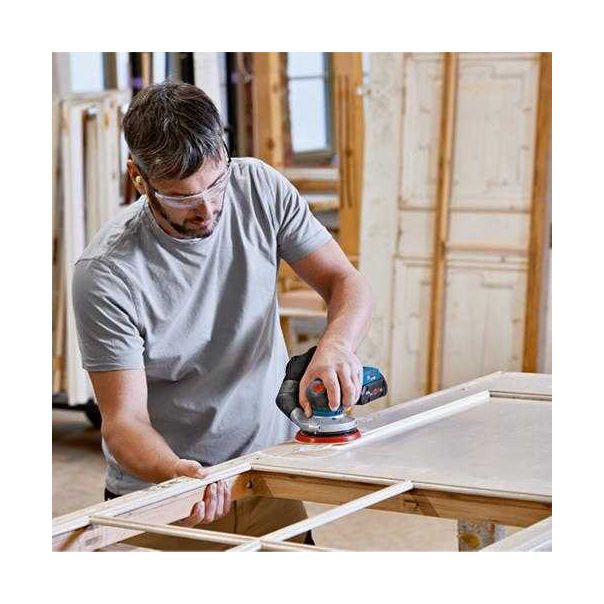 BOSCH Aku ekscentar brusilica GEX 18V-125, SOLO, bez baterije i punjača, sa brusnim listom - 0601372201