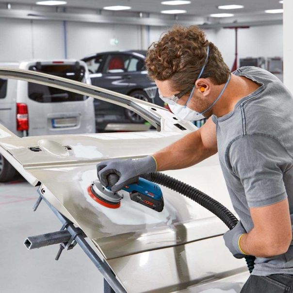 BOSCH Aku ekscentar brusilica GEX 18V-125, SOLO, bez baterije i punjača, sa brusnim listom - 0601372201