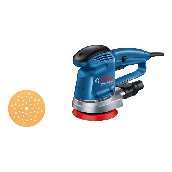 BOSCH Ekscentar brusilica GEX 34-125, 340W, u kartonskoj kutiji sa brusnim tanjirom 125 mm - 0601372300
