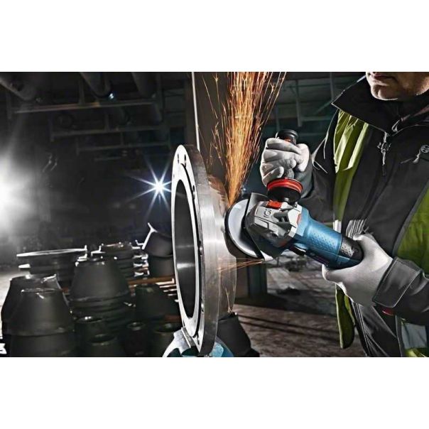 BOSCH Mala ugaona brusilica GWS 13-125 CIE sa potenciometrom i Kick Back sistemom, 1.300W - 060179F002