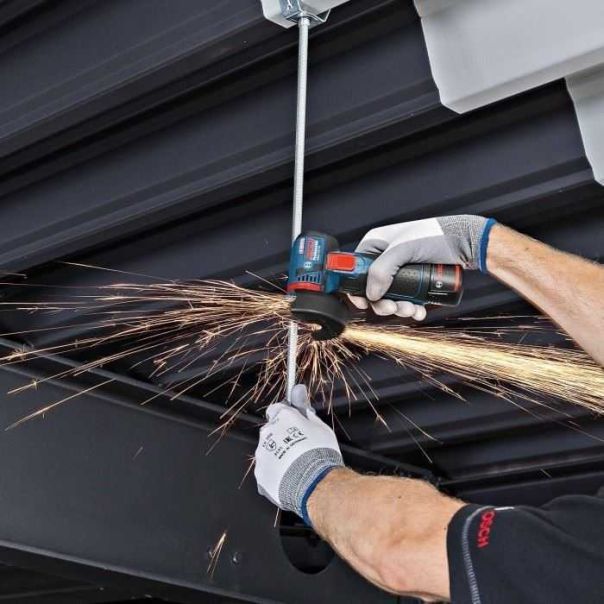 BOSCH Aku ugaona brusilica GWS 12V-76, SOLO u kartonskoj kutiji sa reznim/brusnim pločama - 06019F2000