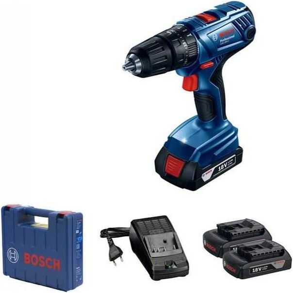 BOSCH Akumulatorska bušilica - odvrtač GSR 180-Li , 2x2.0Ah - 06019F8109