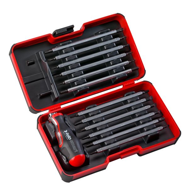 Felo Set alata  XL-Strongbox Smart Evo SL/PH/PZ/HEX/TORX 06081306 13 kom - 06081306