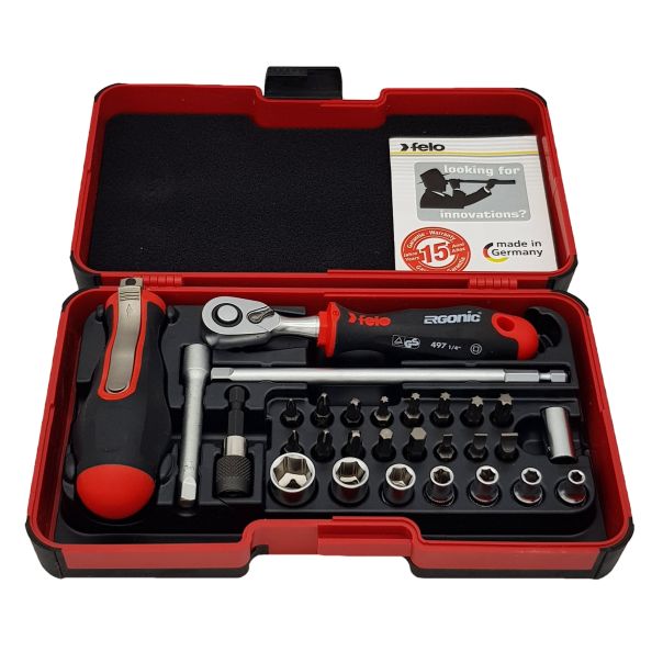 Felo Set alata XL-Strongbox Smart Evo SL/PH/PZ/HEX/TX/HEX-Nut 06081506 29 kom - 06081506