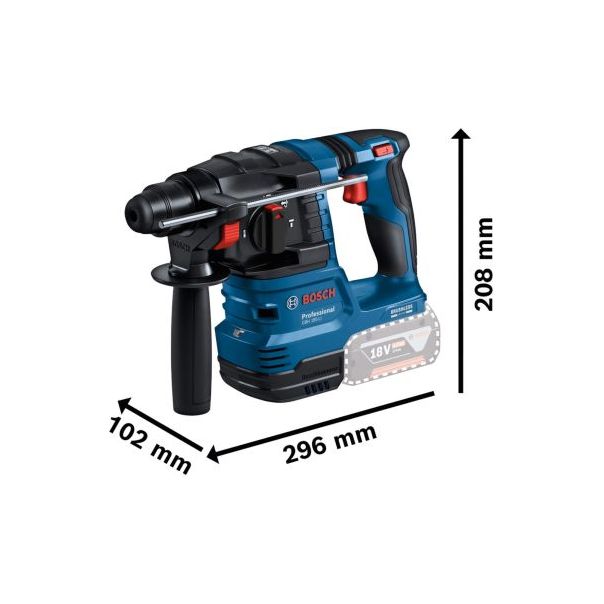 BOSCH Akumulatorski elektro-pneumatski čekić / bušilica GBH 185-LI - 0611924022